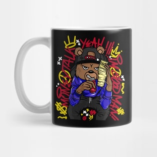 Hiphop Bear money talks vibe Mug